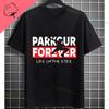 Parkour Freerunning Traceur Athlete Parkour Run Jump Fly Graphic Tshirt Casual Round Neck Cotton Allseason Comfort Tshirt