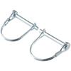 2Pcs 3/16" X 1.97" Safety Coupler Pin 6 X 45mm Shaft Locking Pin Wire Lock Pins  Farm Trailers