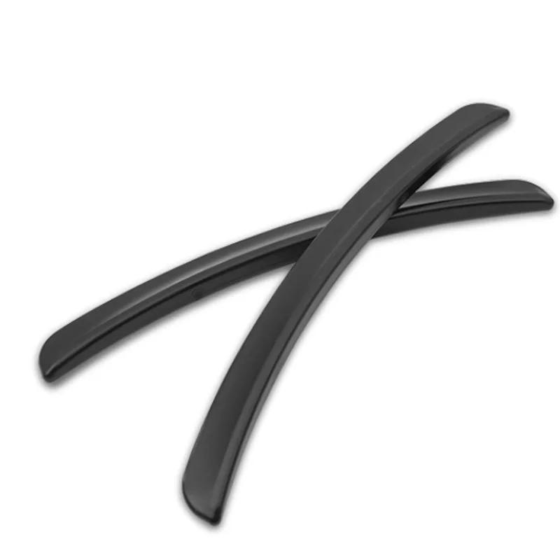 No-drill Adhesive Wheel Arch Bumper Strip Car Rubber Bumper Strip PVC Anti-scratch Automotive Exterior Trim Strip 2Pcs Universal
