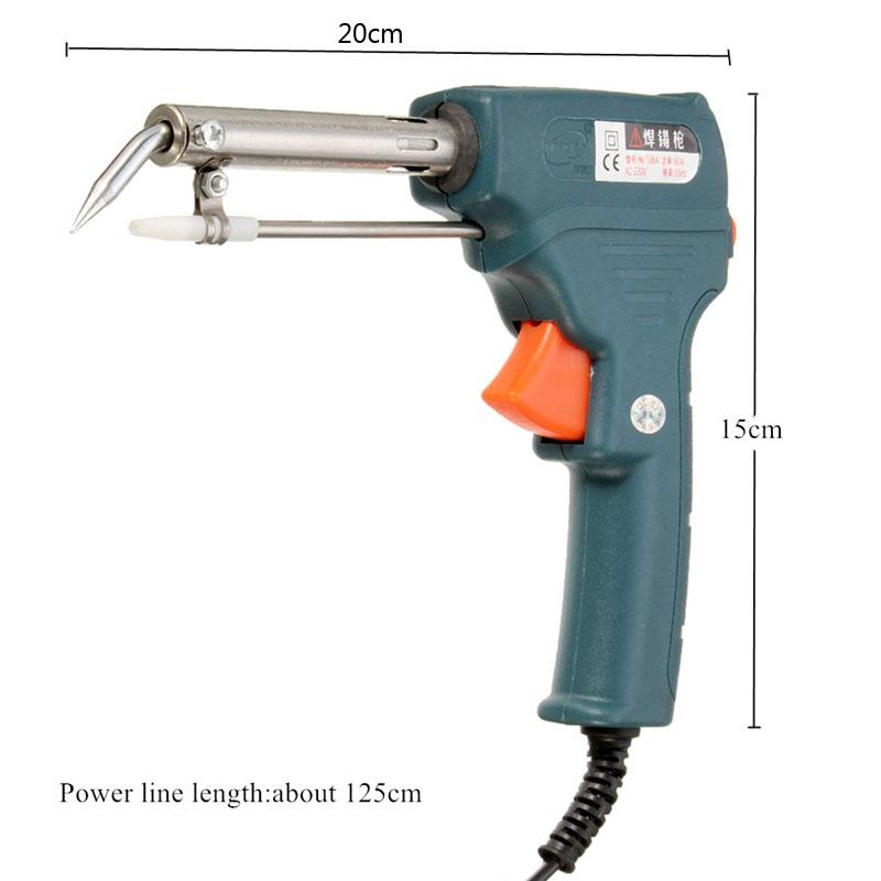 60W Automatic Send Tin Soldering Iron Guns Solder Stand AC Welding Tool Best Price 220V