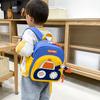 Adorable Cartoon Digging Machine Kids Backpack With Breathable Fabric For Toddlers