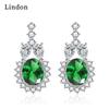 Lindon Copper Alloy Zircon Earrings Drop Earrings For Women Wedding Party Gifts