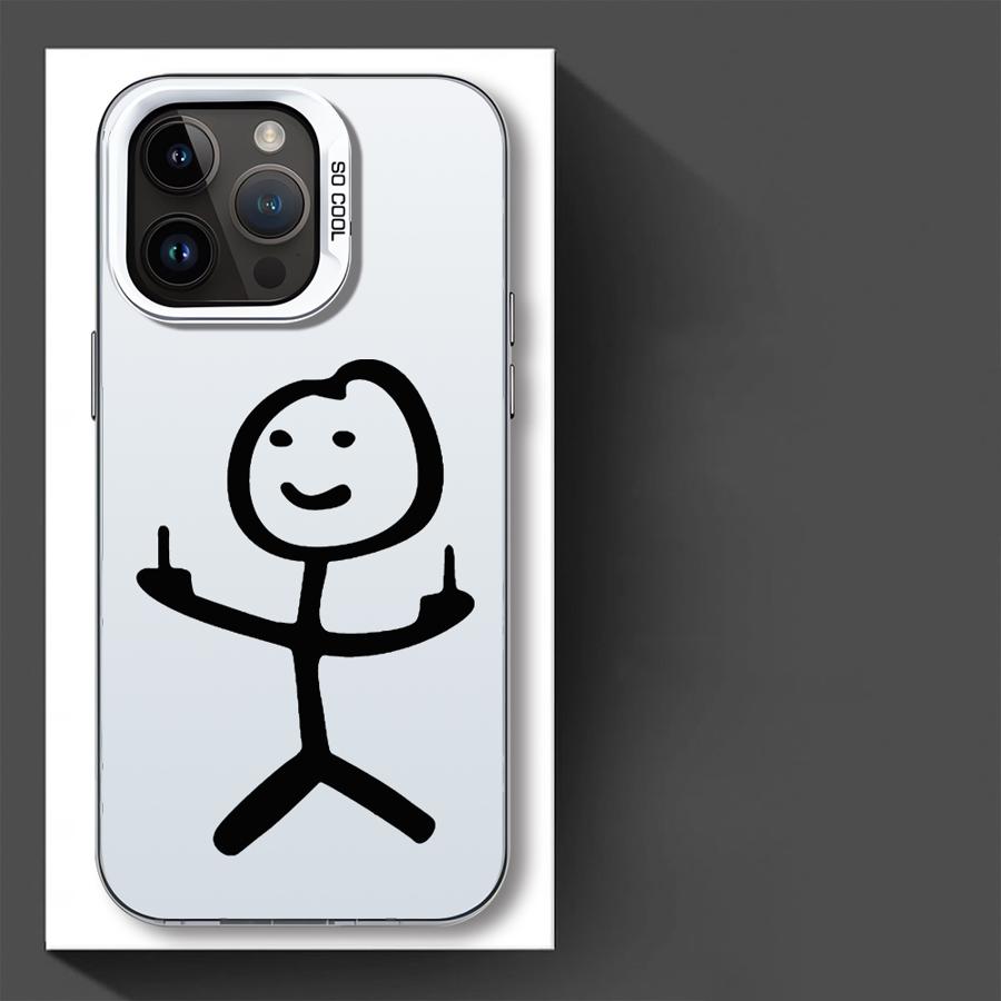 Чехол для телефона для iPhone 17 Pro Max Air 16 14 Plus 13 12 Pro 11 15 Мультяшный Matchman