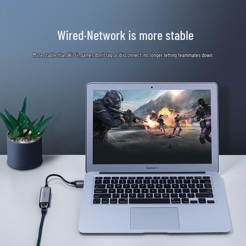 Адаптер UGREEN USB 2.0 к RJ45 100 Мбит/с Ethernet (Китайская версия)