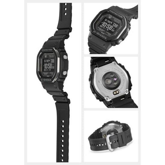 Casio G-Shock wristwatch G-SQUAD heart rate monitor Bluetooth model DW-H5600MB-1JR mens black.