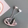 Universal Cute Cartoon Earbuds Bass In-Ear Wired Mic Earphone with Storage Box