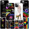 Gay Lesbian Lgbt Rainbow Pride Case For Apple Iphone 14 11 13 12 Pro Max Xr 7 8 Se 2020 Xs 6 6s Plus 5 5s Silicone Phone Cover