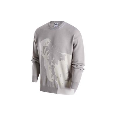 Nike Повседневный спортивный свитер с длинным рукавом унисекс топы Bone FN2574-072