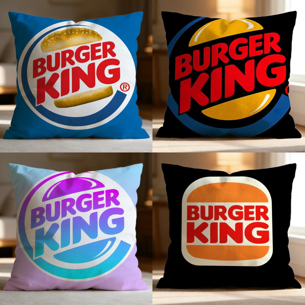 Популярная наволочка Burger Kinged Мягкая Стирка Многоцелевая для Дивана Кровати Путешествий Офиса