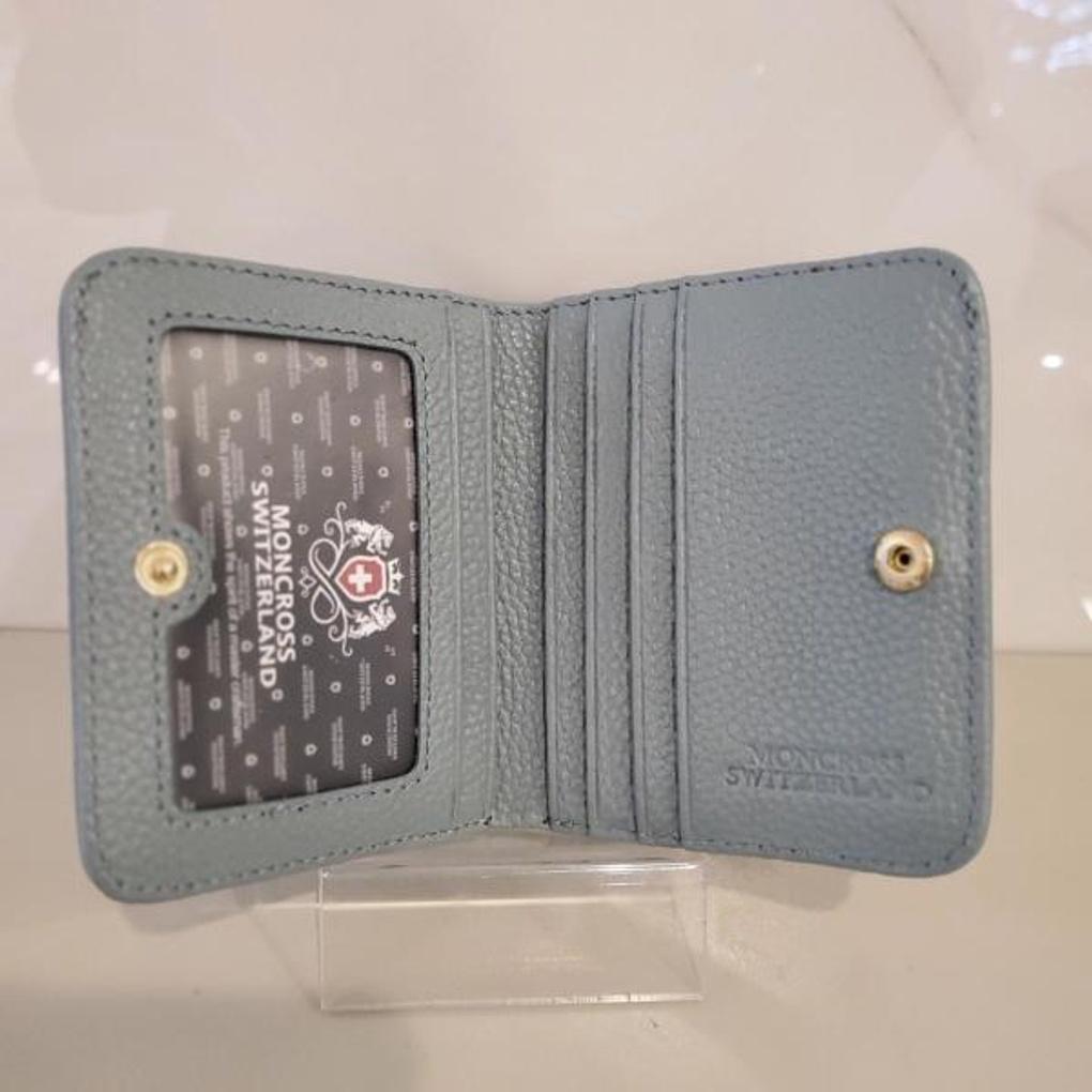 Moncross AW1180 Cowhide Women's Mini Bifold Wallet