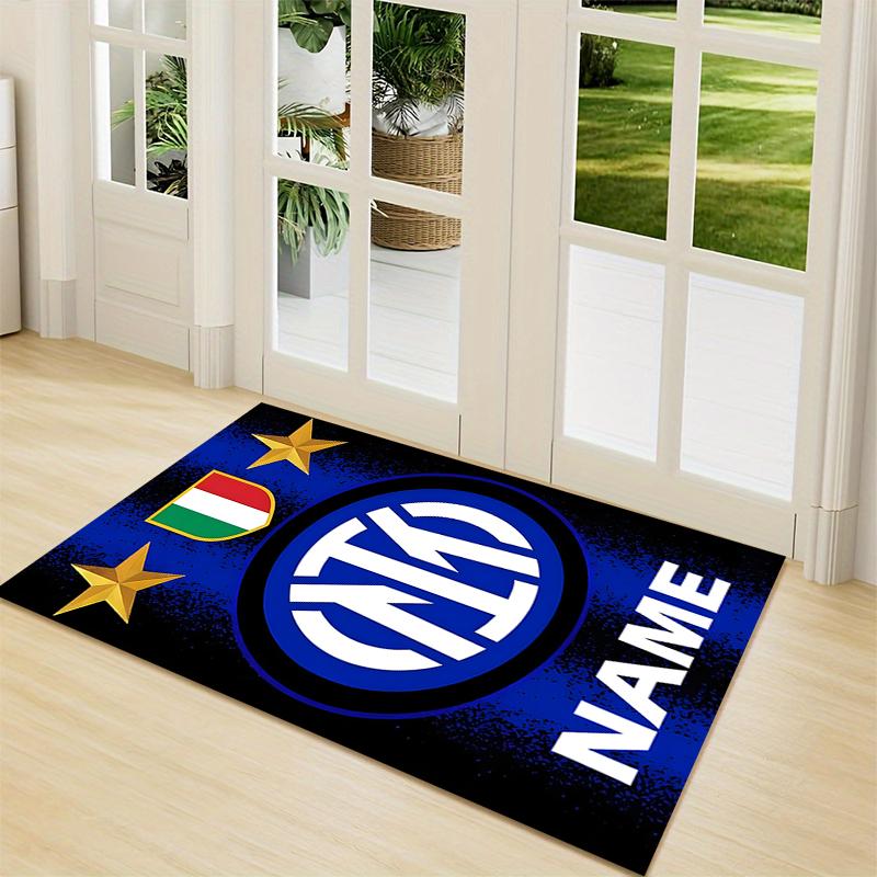 Custom Name Argentina Football Crest Carpet Rug Customizable Soft Washable Anti-Slip Home Living Room Sofa Mats Personalized Rug. 0909193