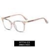 Fashion Women Square Reading Glasses Luxury Big Frame Anti Blue Light Computer Glasses Vintage Black Men Prescription Eyeglasses
