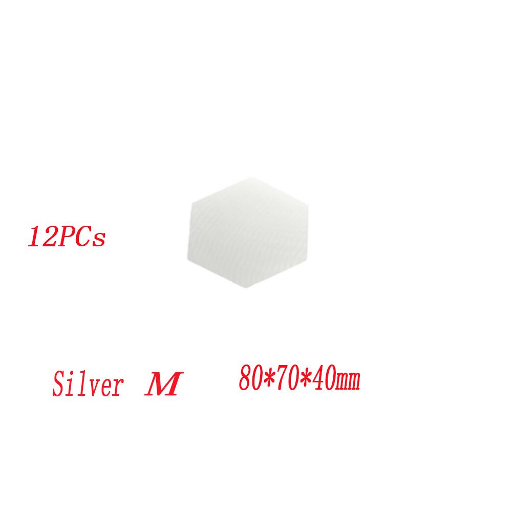 6/12Pcs Hot Art Safety Mirror Wall Sticker Mural Decals Home Decor Geometric Hexagon