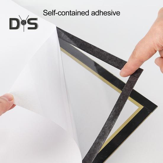 10 шт. A3/A4/A5/A6/8K магнитный держатель для знаков настенный самоклеящийся фоторамка для показа фотографий документ бумага постер произведение искусства картина держатель