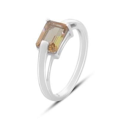 Серебряное кольцо с Султанит султанитом 1.608ct, вес изделия 2,51 гр (2163909)