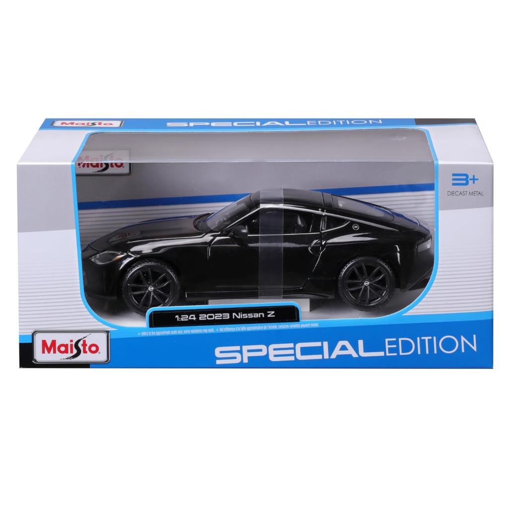 Maisto 1/24 Scale Nissan Z 2023 Black / Diecast Model Car, Finished Product, 32904 BK