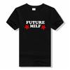 90s FUTURE MILF T-shirts Fashion Casual O Neck Short Sleeve Tops Summer Outdoor Breathable Loose Top Tee