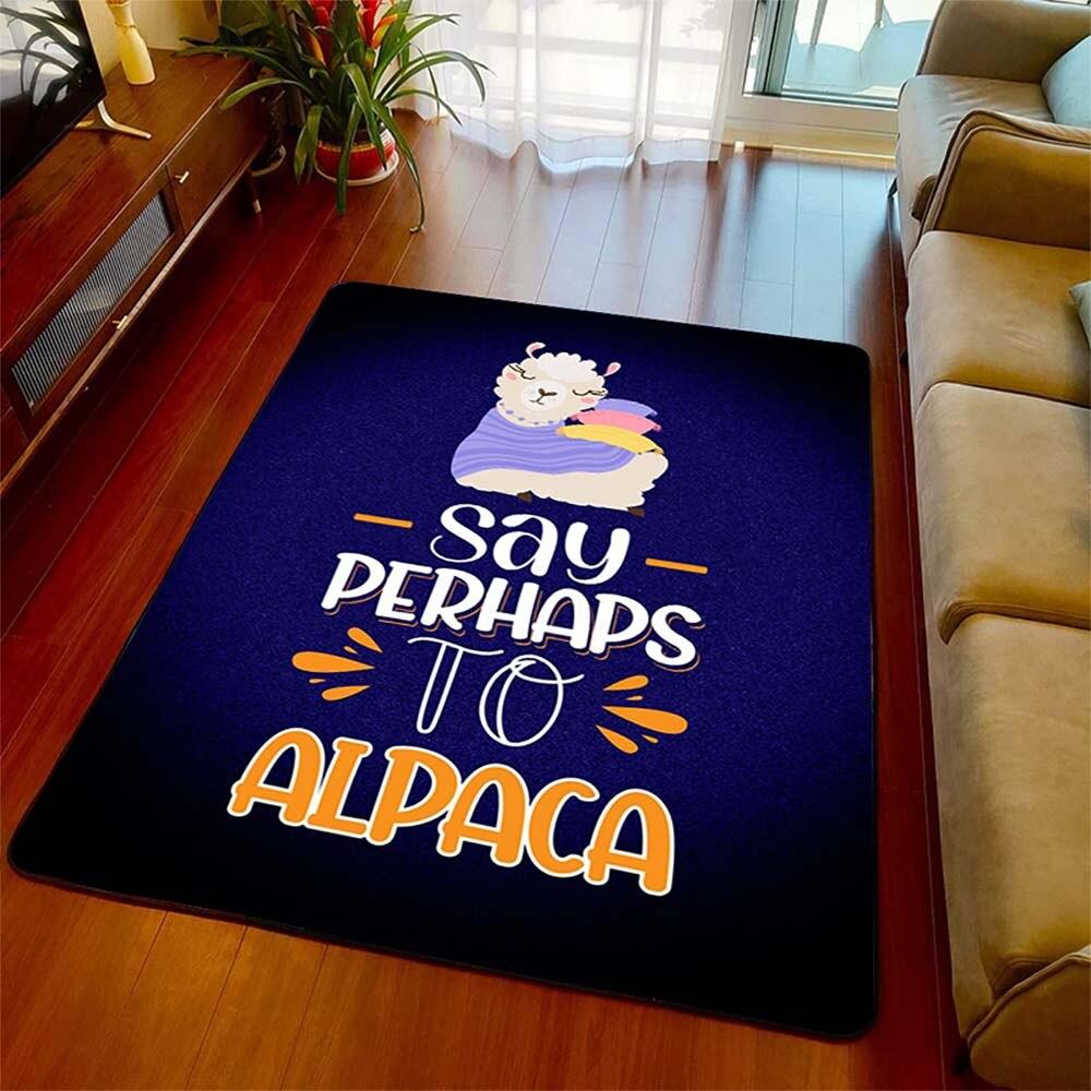 Ковер из альпаки с 3D принтом, украшение в виде животных, коврик, забавный коврик на день рождения для друга, гостиная, спальня, детская комната, коврики, коврик для домашнего декора