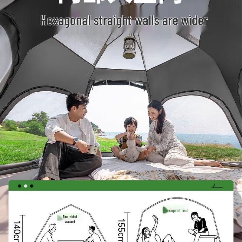 TAN XIAN ZHE Outdoor Camping Tent & Tarp Set