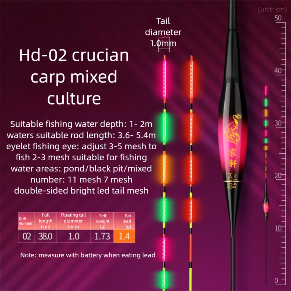 Slip Drift Tube Electronic Fishing Float Indicator Fishing Bobbers Night Fishing