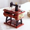 Швейная машинка Музыкальная шкатулка Мебель Музыкальная модель шкатулка Пластиковые украшения
