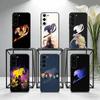 Anime F-Fairys LOGO T-Tail Phone Case For Samsung Galaxy A73,A72,A71,A70,A53,A52,A51,Others Soft Black Cover