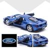 1/36 Ford GT гоночный автомобиль игрушечная модель для детей 5'' RMZ City литой сплав миниатюрная модель инерционный механизм коллекция подарок для мальчиков