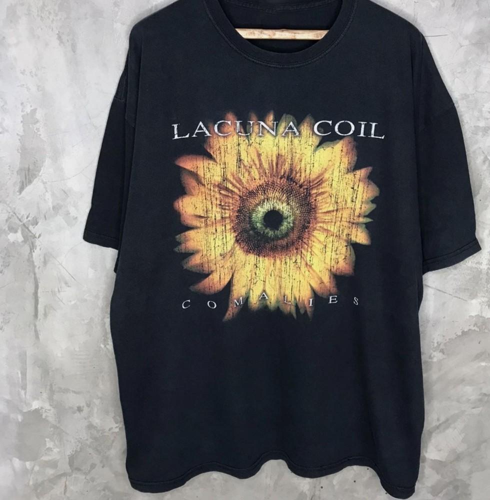 Футболка группы Lacuna Coil Классическая Черная Унисекс S-5XL Унисекс Футболка