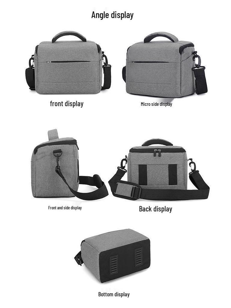 Professional DSLR and Mirrorless Camera Shoulder Bag for Canon, Nikon, Sony, Fuji
