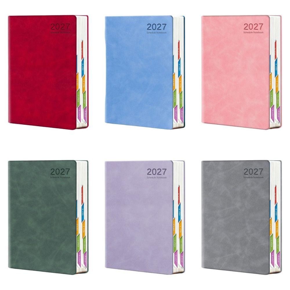 English/Spanish 2027 Daily Planner Notebooks 320 Pages Efficiency Schedule Notebook Students