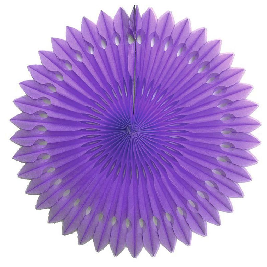 Booth Festival Party Round Birthday Honeycomb Pinwheels Flower Paper Cut-Out Tissue Paper Fans