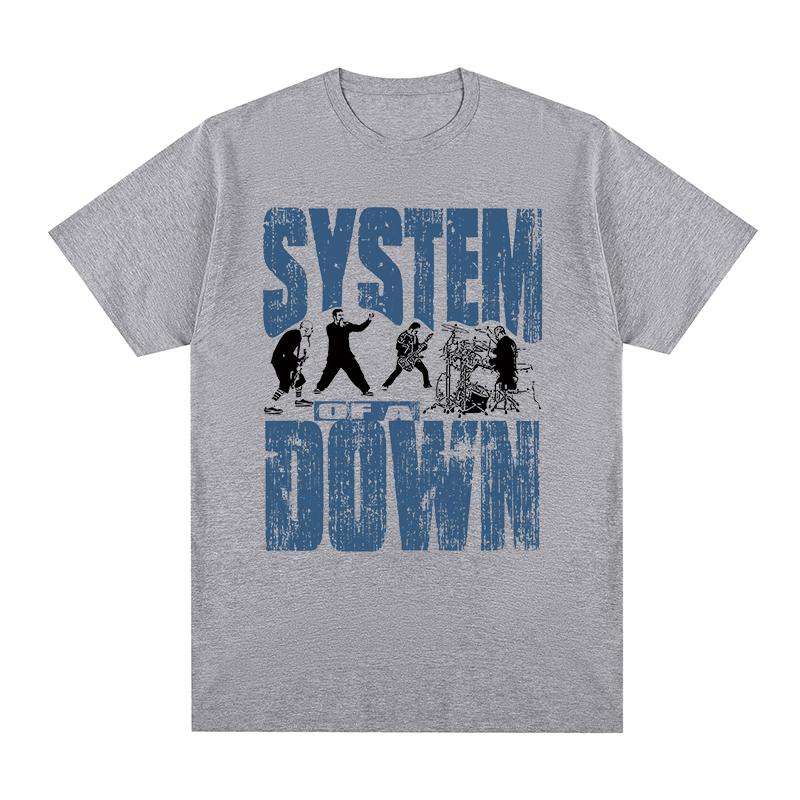 System Of A Down Vintage Tshirt Rock Band Retro Hip Hop Gothic s Alternative Cotton Unisex T shirt New Tee Tshirt Womens Tops
