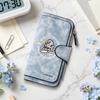 Retro Eagle Print Long Wallet Multi Card Slot Large Capacity Fashion Daily Purse for Men Women