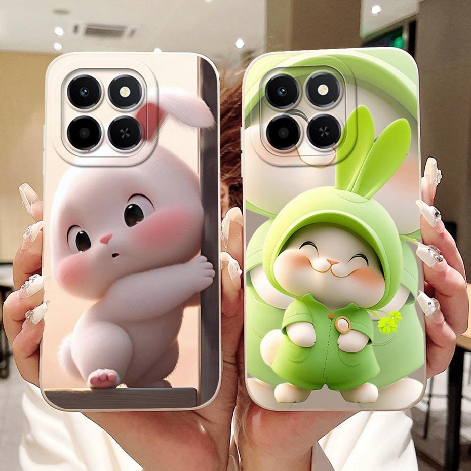 Cute Cartoon Phone Case For Honor X6c Soft Silicone Shockproof Cover For Honor X6C 4G NIC-LX1 LX2 LX3 Cases Bumpers