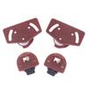 4 Pair Wardrobe Roller Sliding Door Gear Kit Furniture Sliding Door Roller Set
