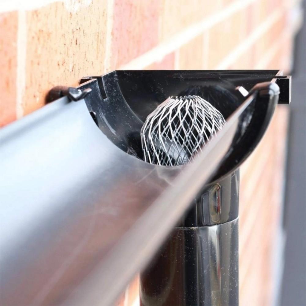 4pcs Expand Aluminum Gutter Filter Mesh Floor Drain Filter Anti-Blocking Filter Drain Pipe Cover