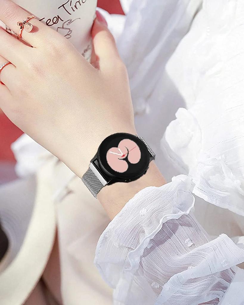 20 мм 22 мм Миланская петля Ремешок Для Samsung Watch 6/5/4/Amazfit GTS/GTR/Bip Металлический Браслет Ремешок Huawei Watch 4/3/GT4-3 Pro Ремешок