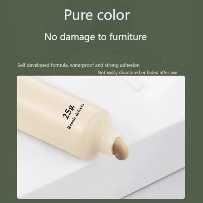 25g Furniture Repair Paste Wood Floor Repair Paste for Scratches and Holes Wood Floor Repair Paint Pen for Home Used for Repair
