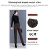 Herringbone velvet pants women's thickened autumn and winter new high waist winter thin loose nine-point pants women