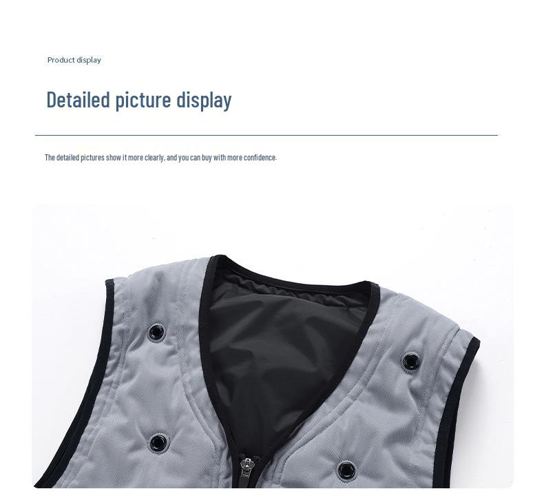 Унисекс летний охлаждающий жилет с циркуляцией ледяной воды