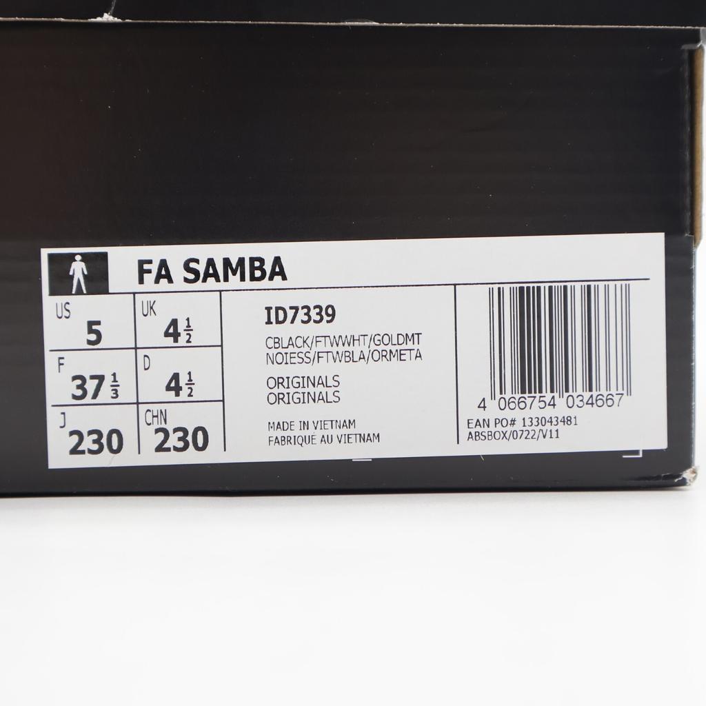 ID7339 Чертовски крутые adidas Originals Samba Основной Черный (Мужской)