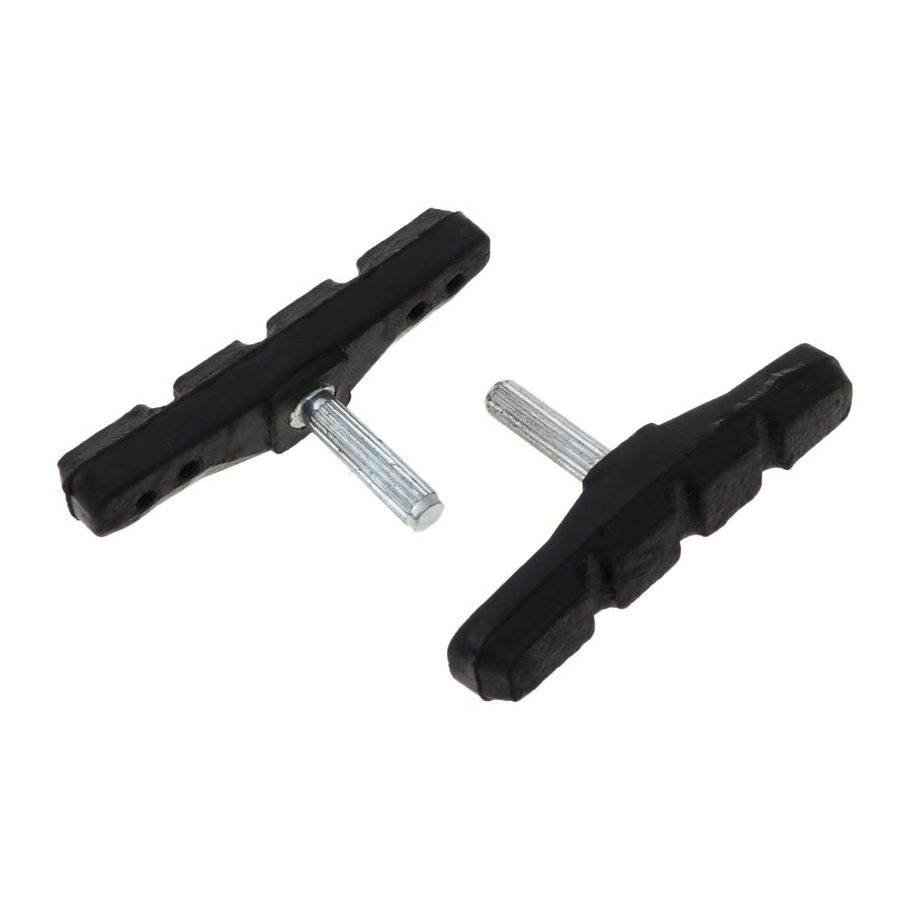 2pcs Brake Pads Silent Rubber V Brake System Bike Parts Bicycle Cycling Safety B