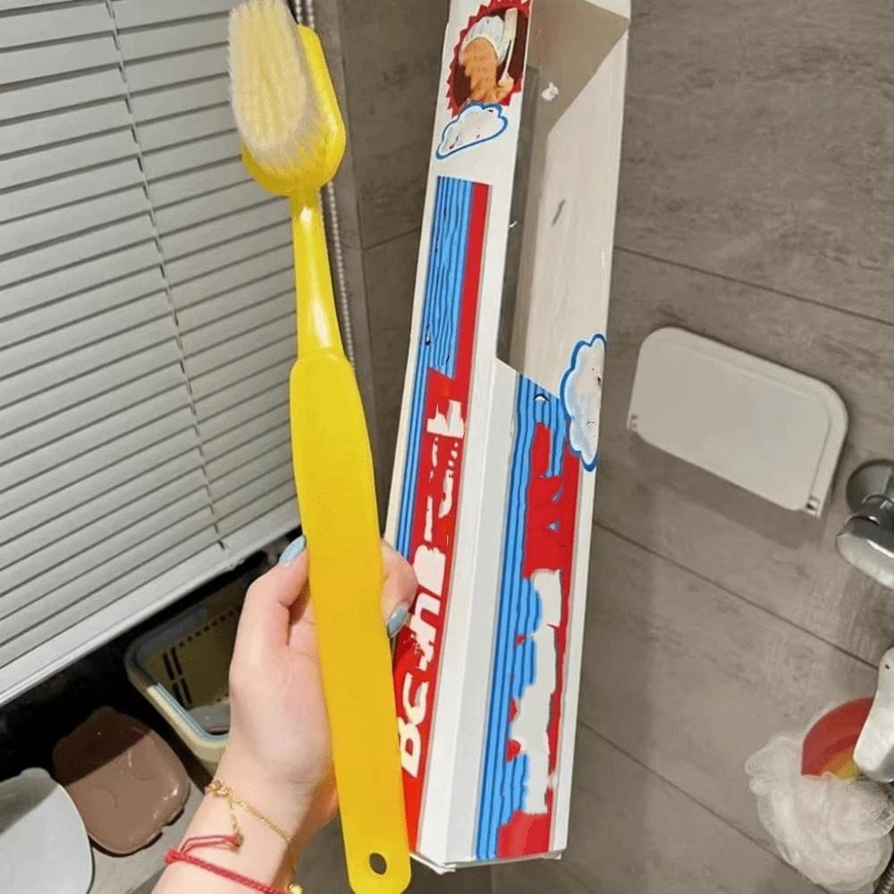 Colorful Novelty Bath Brush Long Handle Large Toothbrush Oversized Toothbrush Halloween Prank