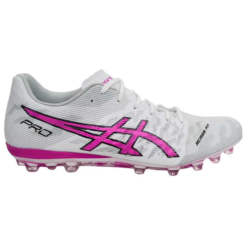 ASICS DS LIGHT ACROS PRO 3 AG Artificial Ground Cushioning Support Soccer Shoes Unisex White Pink 1103A129-103