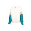 Puma Spliced Sports Casual Crew Neck Sweatshirt Women Tops White 537968-65