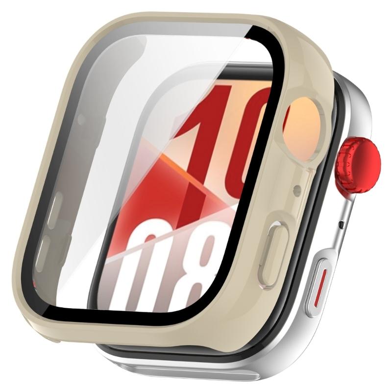 Устойчивый к царапинам чехол-наклейка для Watch Fit 4, водонепроницаемый защитный чехол для экрана, корпус для умных часов, ПК-стекло, пылезащитная крышка