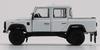 Scherer Designs BM Creations Land Rover Defender 110 Пикап 16 Белый Левый руль Масштабная модель 64B0199 1/64