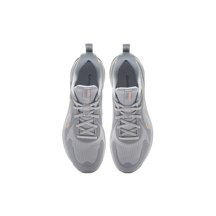Кроссовки для бега Li Ning Element Cushioning с нескользящей подошвой, износостойкие, дышащие, с низким верхом, мужские кроссовки для бега, серые ARHR223-3