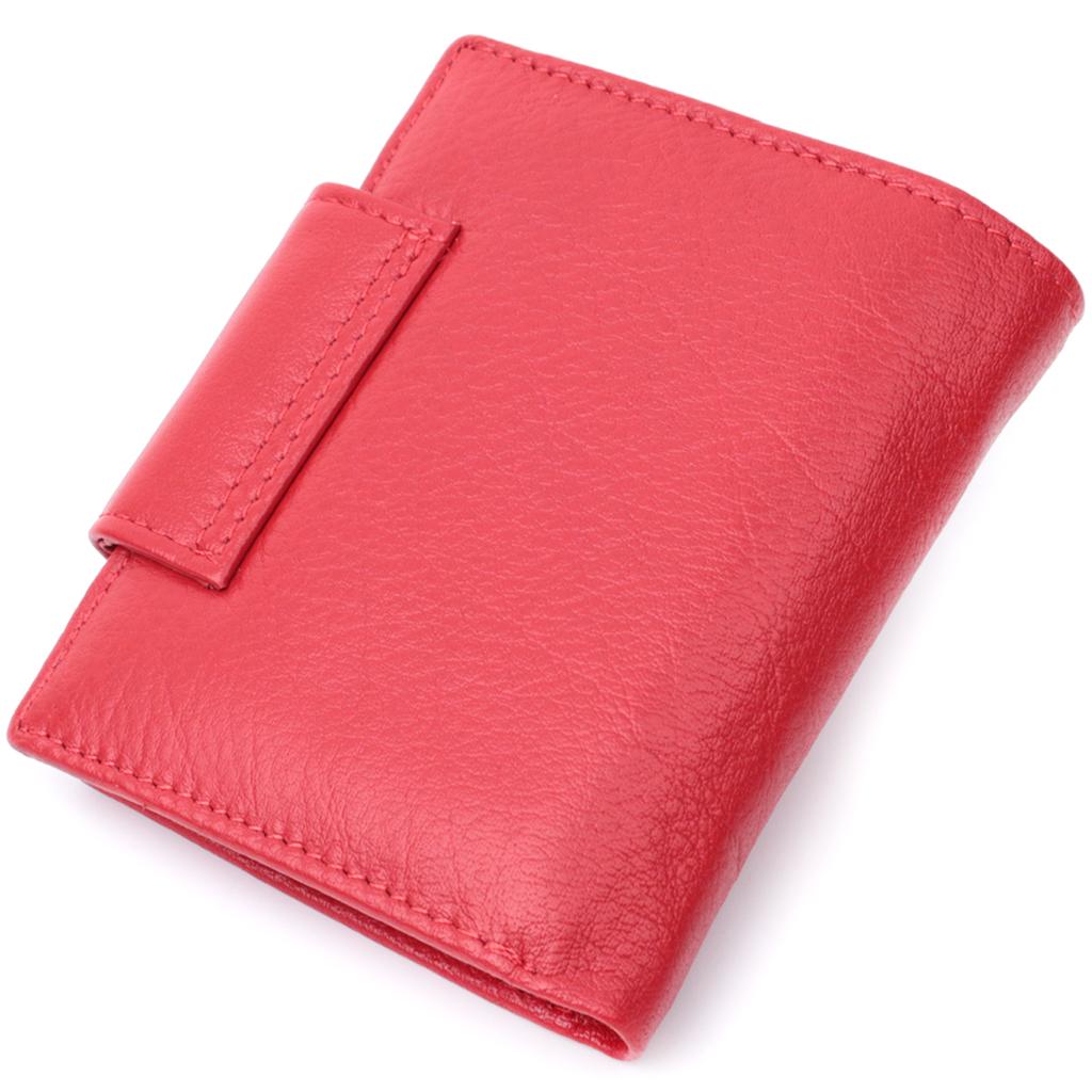 Women's Vertical Wallet Made of Genuine Leather ST Leather 22704 Red