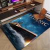 Titanic Polyester Carpet, Soft Indoor Mat for Office Chair, Living Room, Computer Desk - Decorative Home Office Rug Design